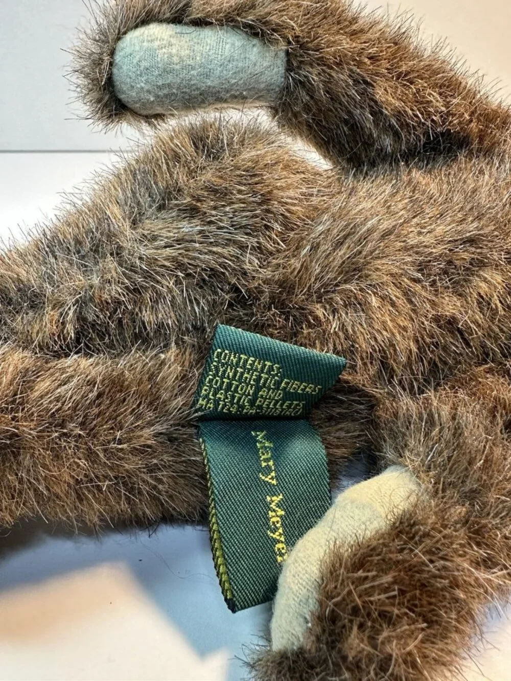 Mary Meyer Green Mountain Bears Plush Mansfield Jointed 1993 Teddy Bear 9”